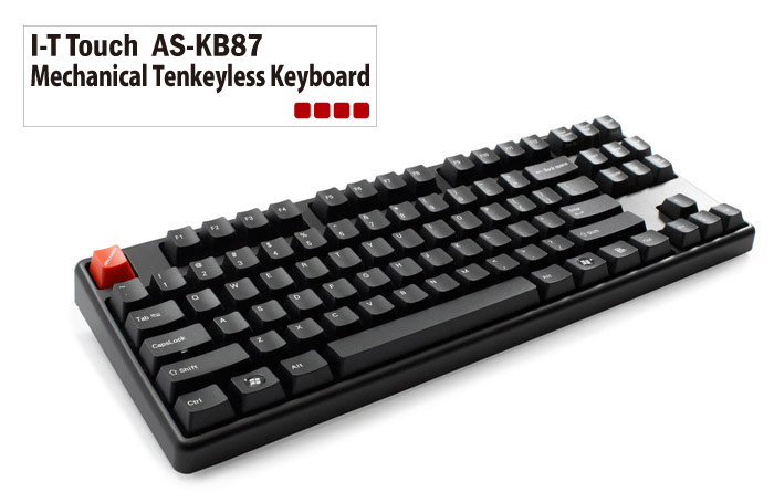 ARCHISS AS-KBPD87/LBK 英語配列　黒軸　メカニカルキーボード