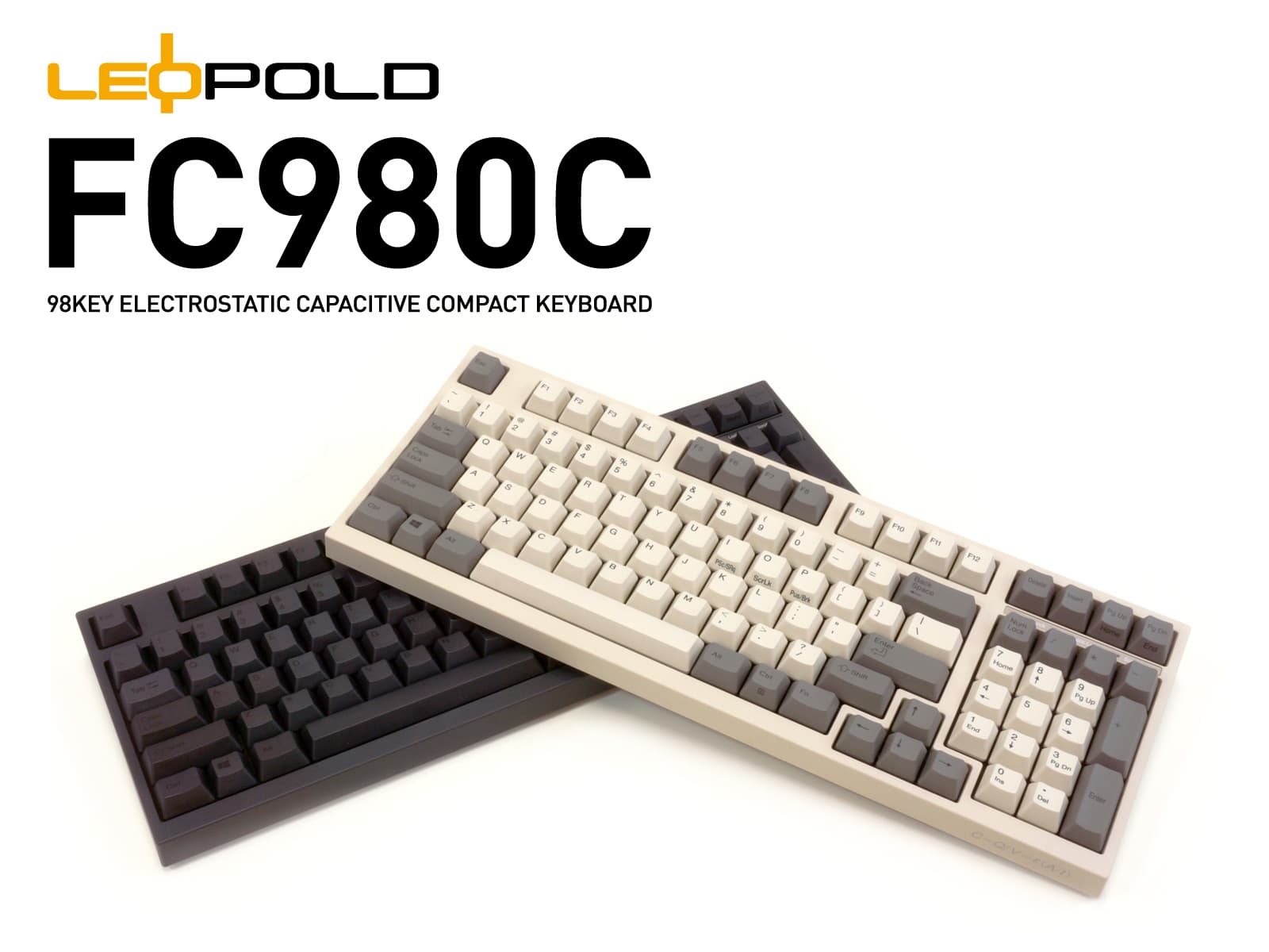 LEOPOLD FC980C/EW 静電容量無接点方式キーボードLEOPOLD