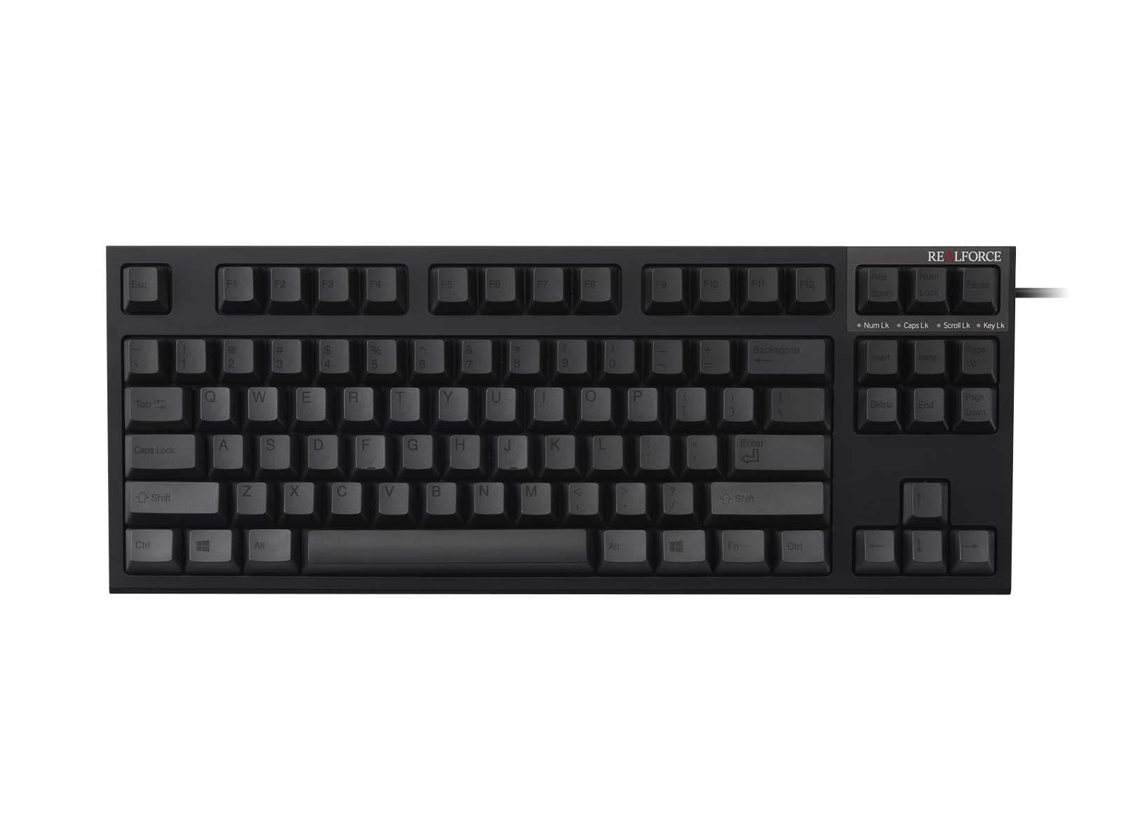 美品 東プレ Realforce 87U 英語ASCII テンキーレス