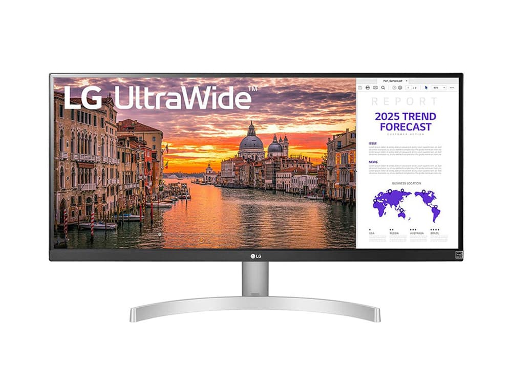 LG 29WN600-W ウルトラワイドモニター ＋ Appleキーボード-