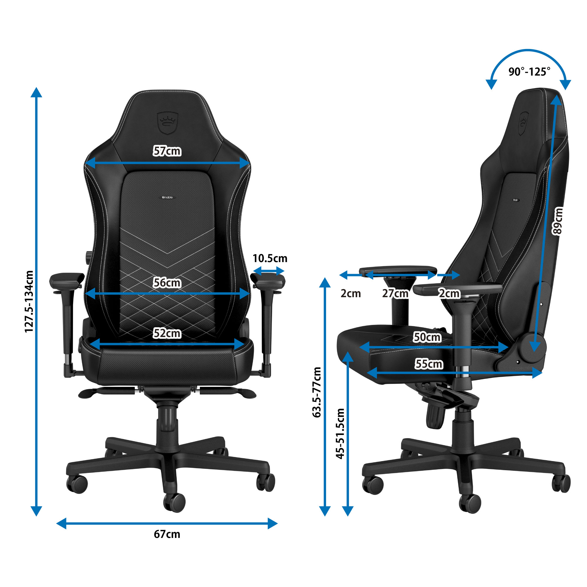 最新作SALEnoblechairs HERO ゲーミングチェア デスクチェア