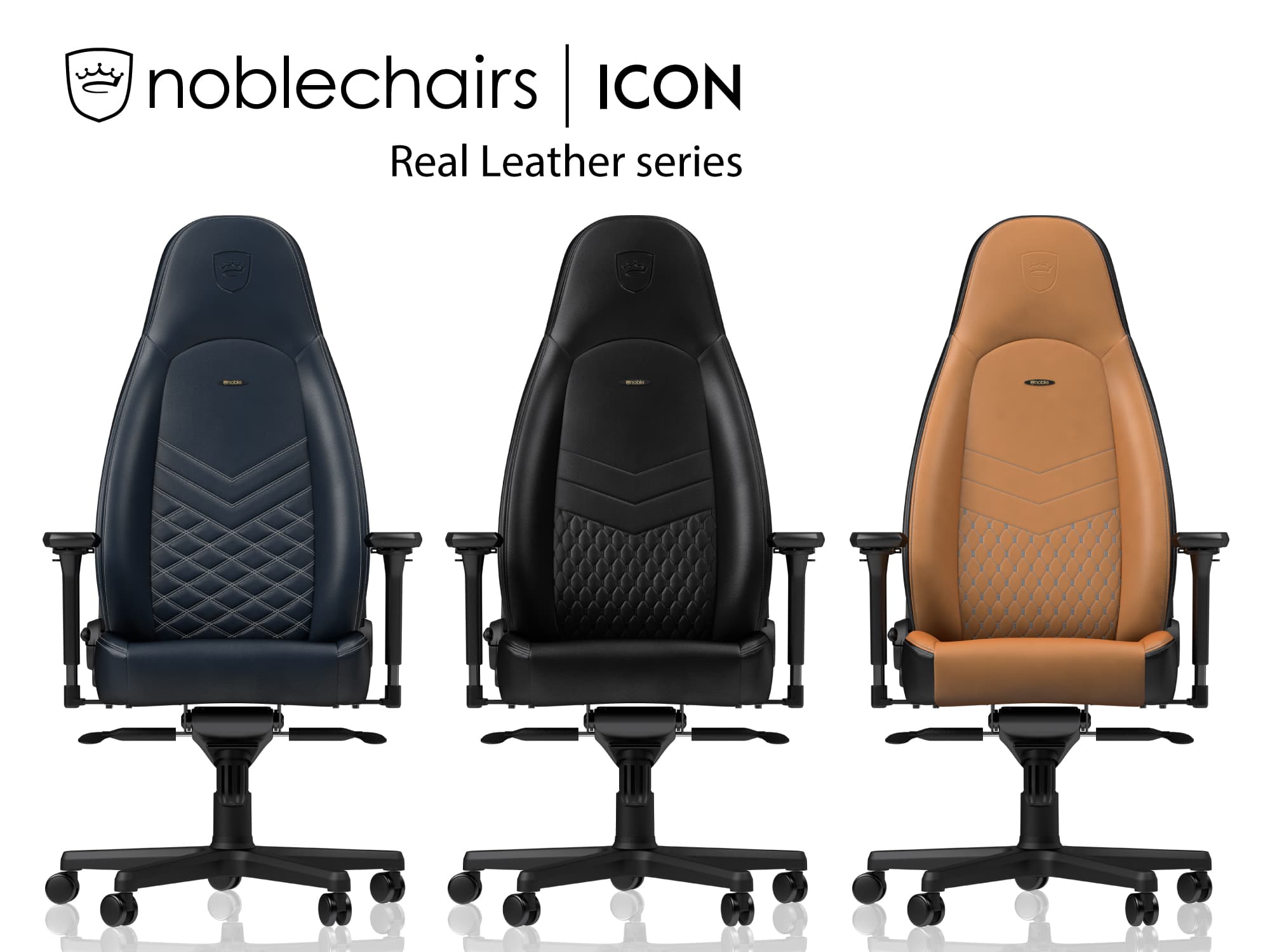 noblechairs ICON - Real Leather - ゲーミングチェア - 株式会社 