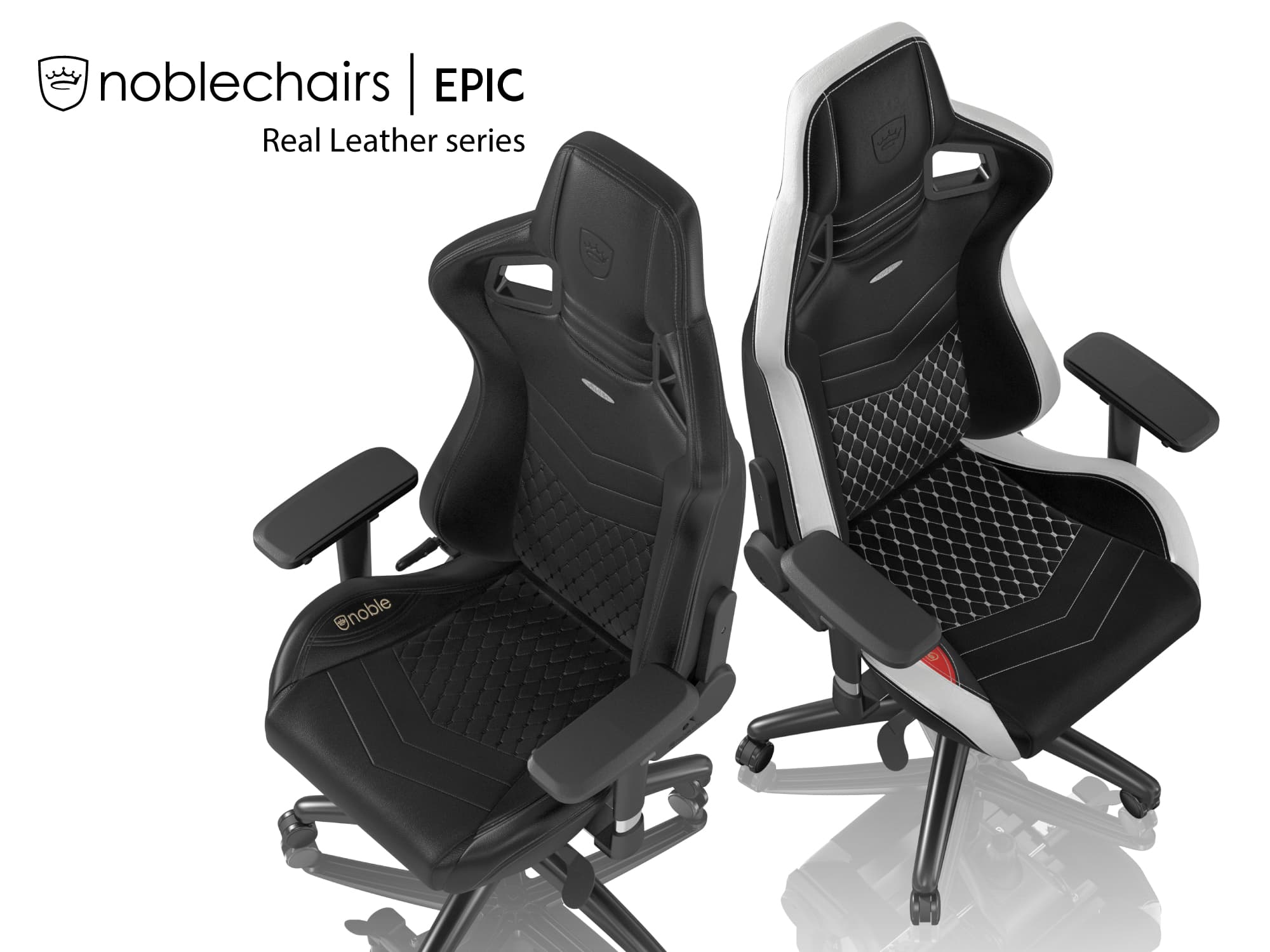 noblechairs EPIC - Real Leather - ゲーミングチェア - 株式会社