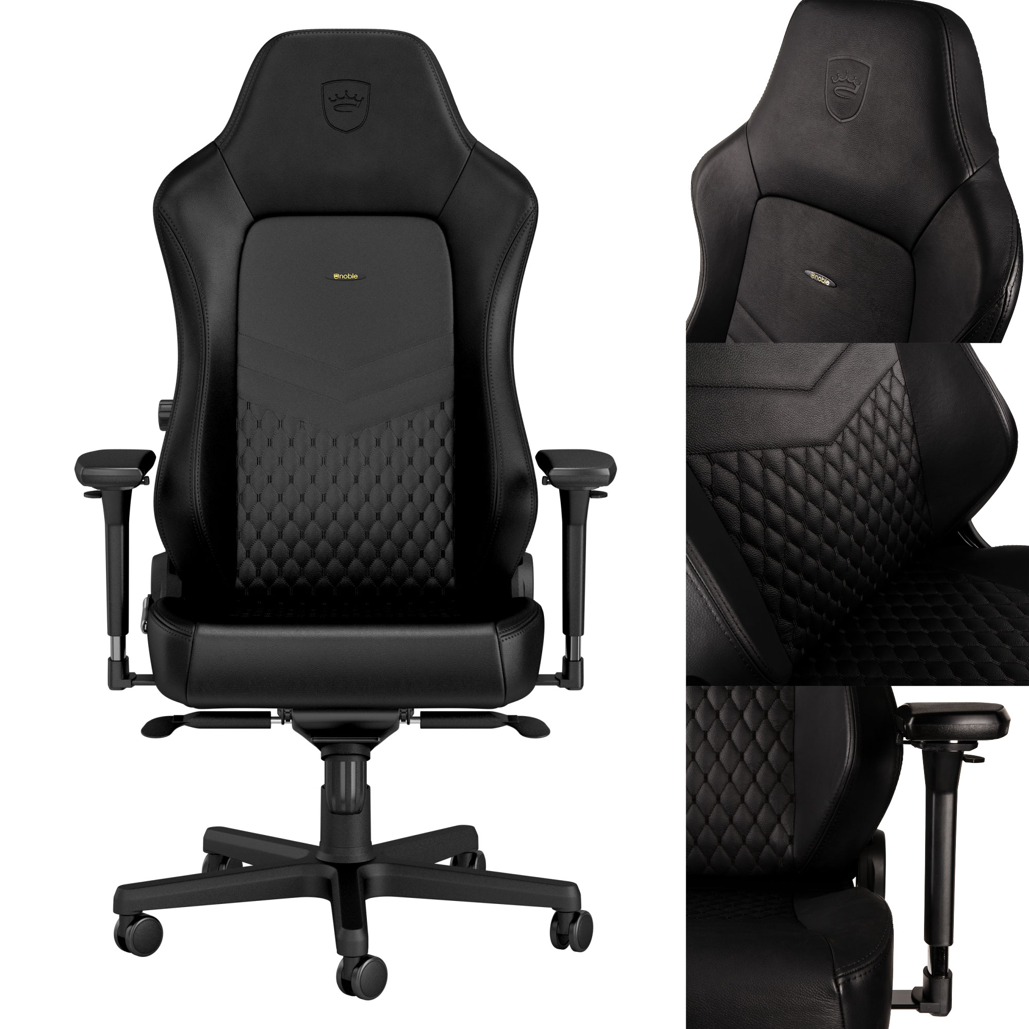 noblechairs HERO - Real Leather - ゲーミングチェア - 株式会社 