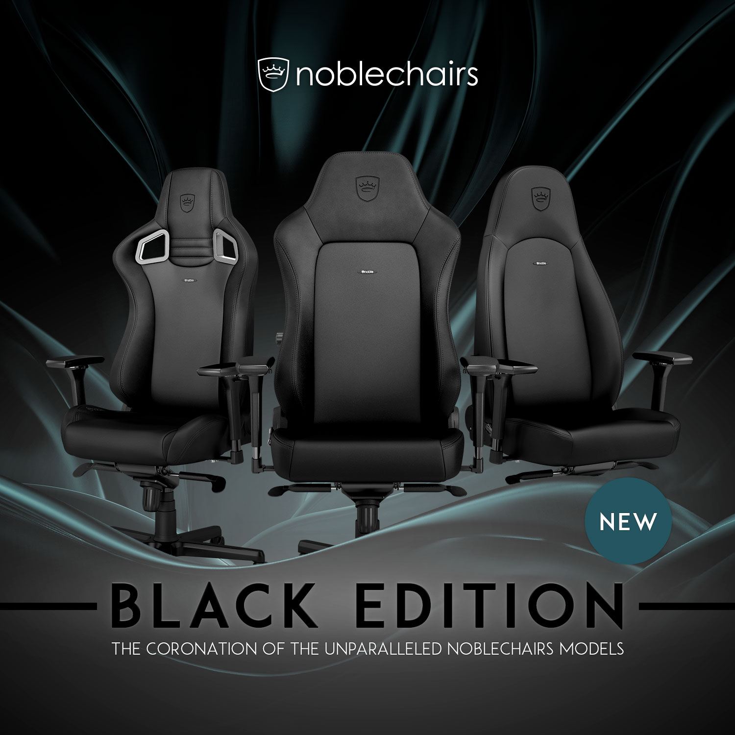 noblechairs EPIC - BLACK EDITION - 株式会社アーキサイト