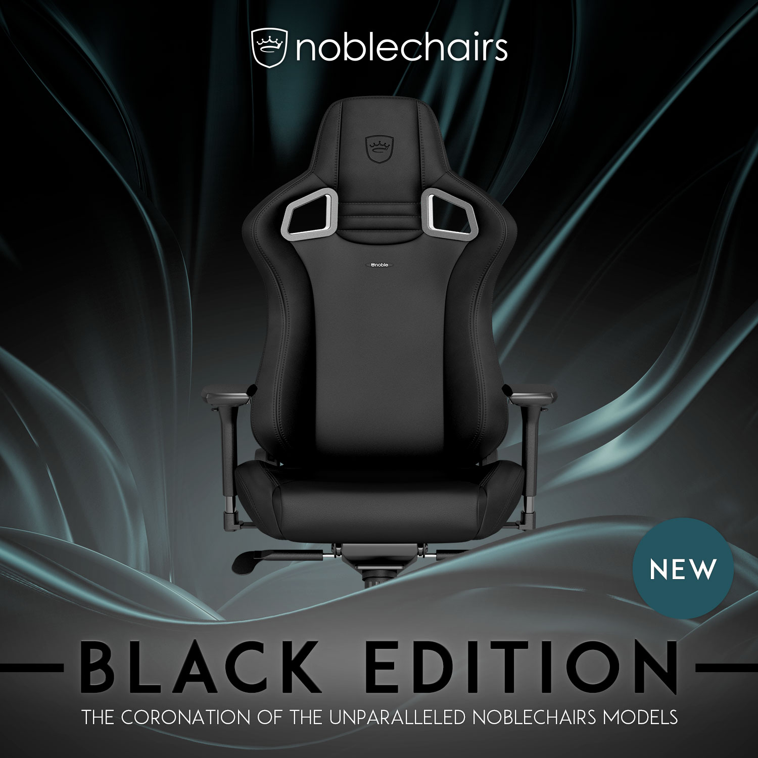 noblechairs EPIC - BLACK EDITION - ゲーミングチェア - 株式会社