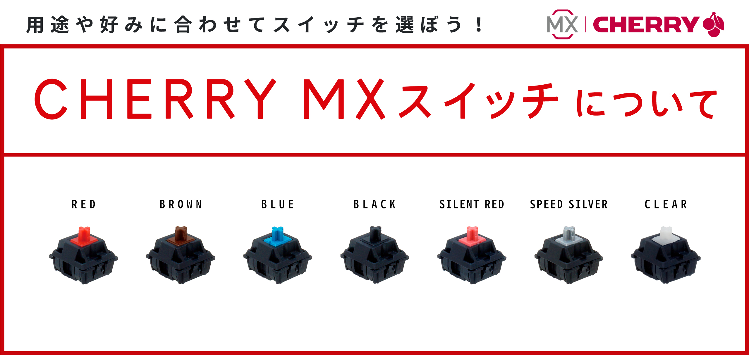 Cherry MX9.0　赤軸