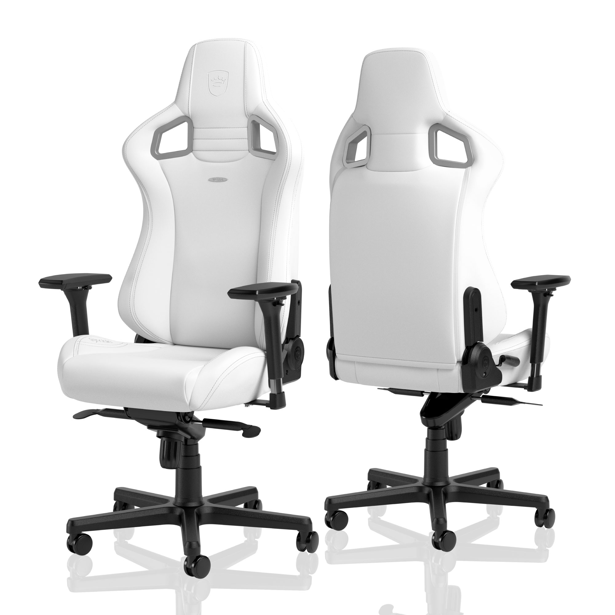 noblechairs HERO WHITE EDITION ハイテクビニールレザー ピュアホワイト NBL-HRO-PU-WED-SGL - 3