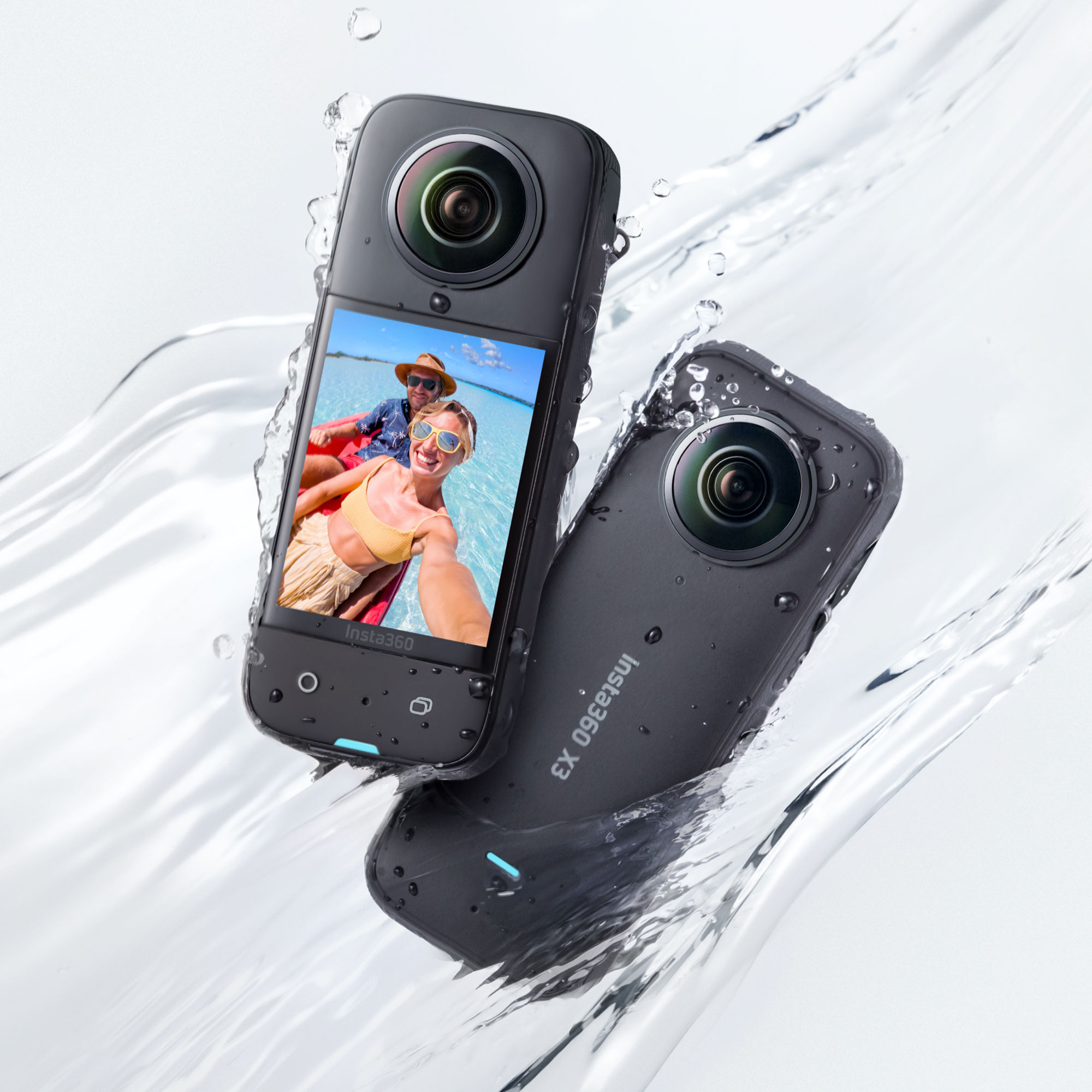 Insta360 X3 - Waterproof 360 Action Camera with 1/2 48MP Sensors