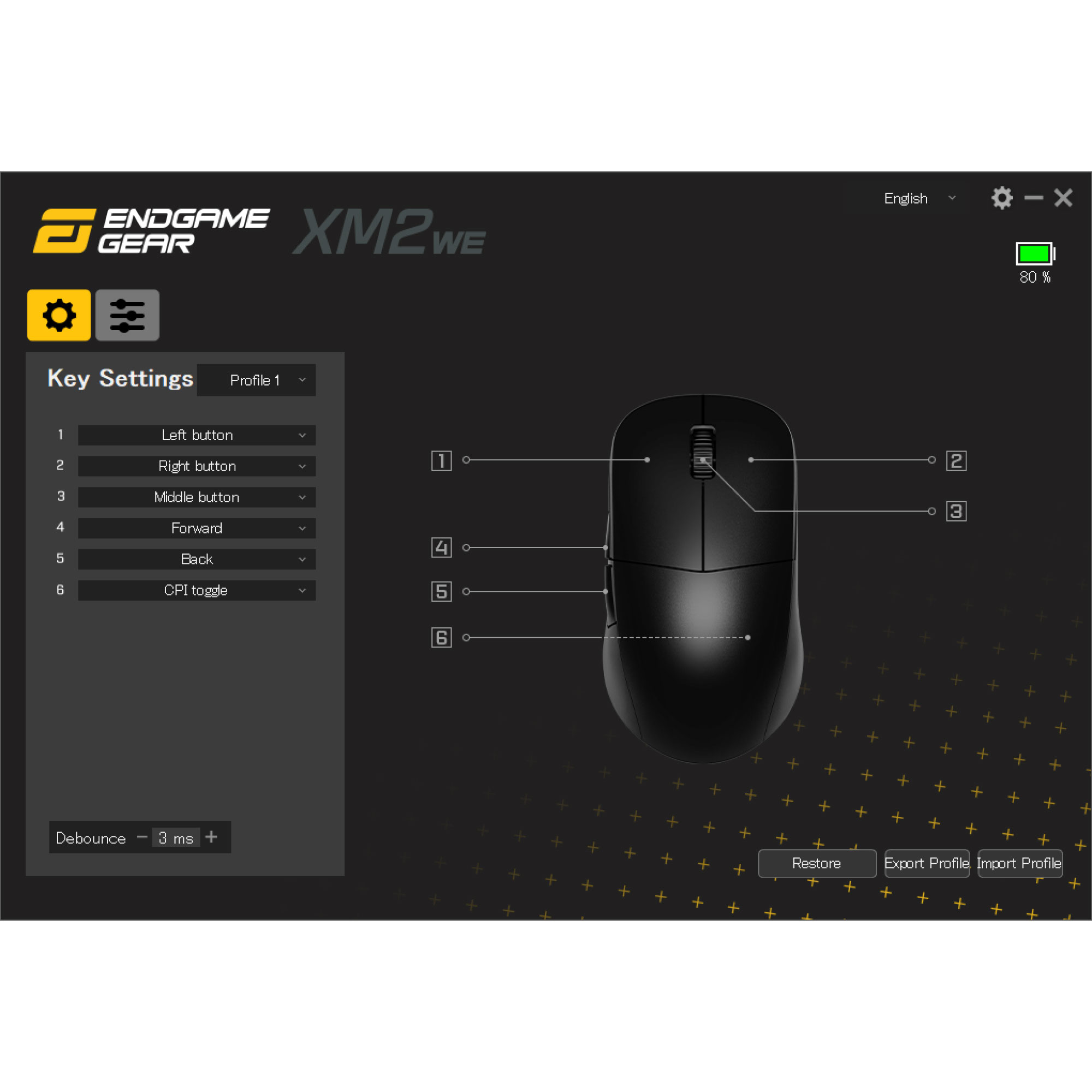 XM2we Endgame Gear ゲーミングマウス 株式会社アーキサイト